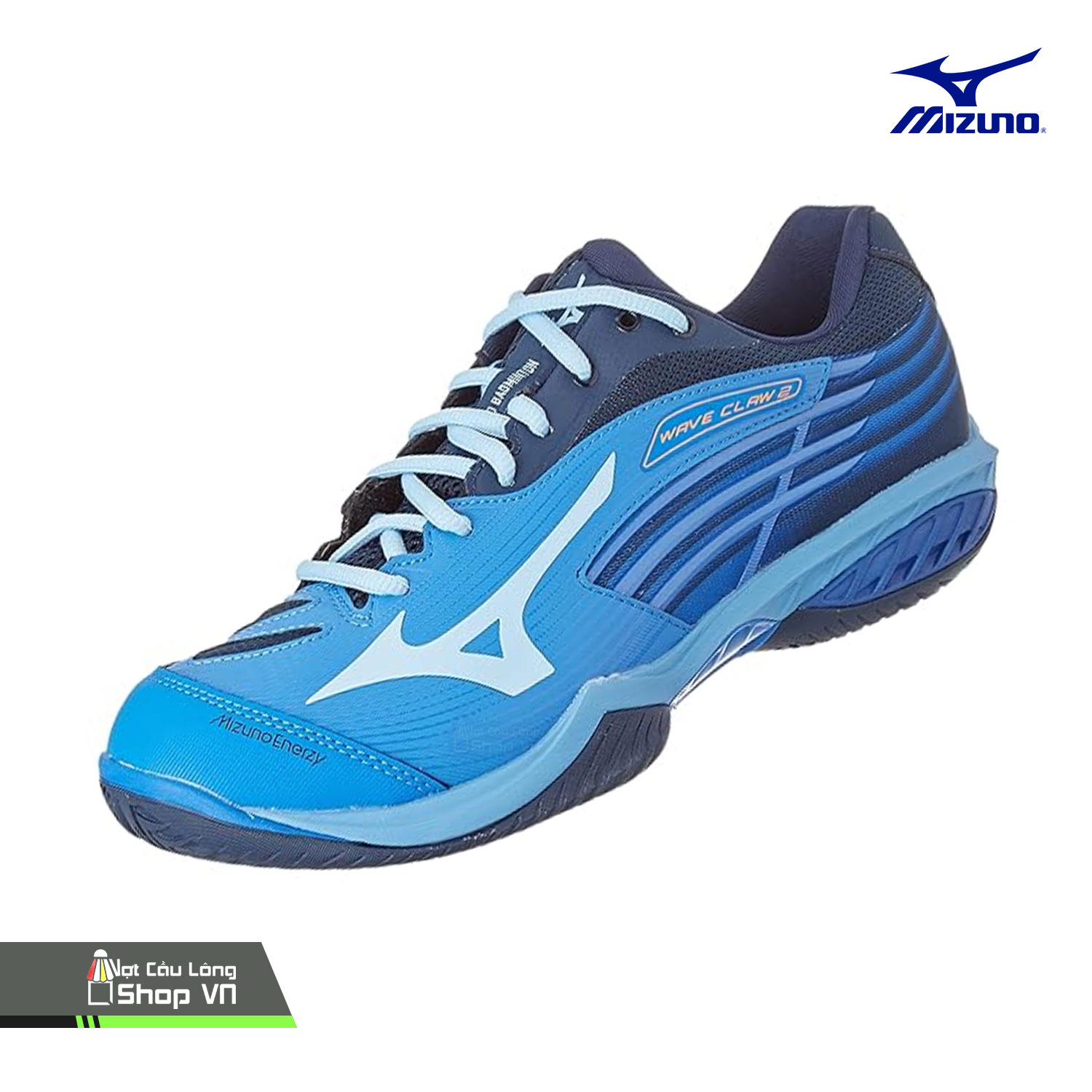 Giày Cầu Lông Mizuno Wave Claw 2 (71ga211006) Xanh Dương