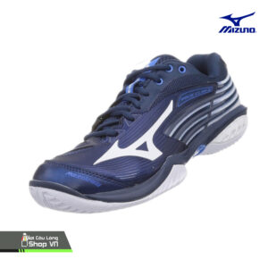Giày Cầu Lông Mizuno Wave Claw 2 Wide (71ga211301) Xanh Navy