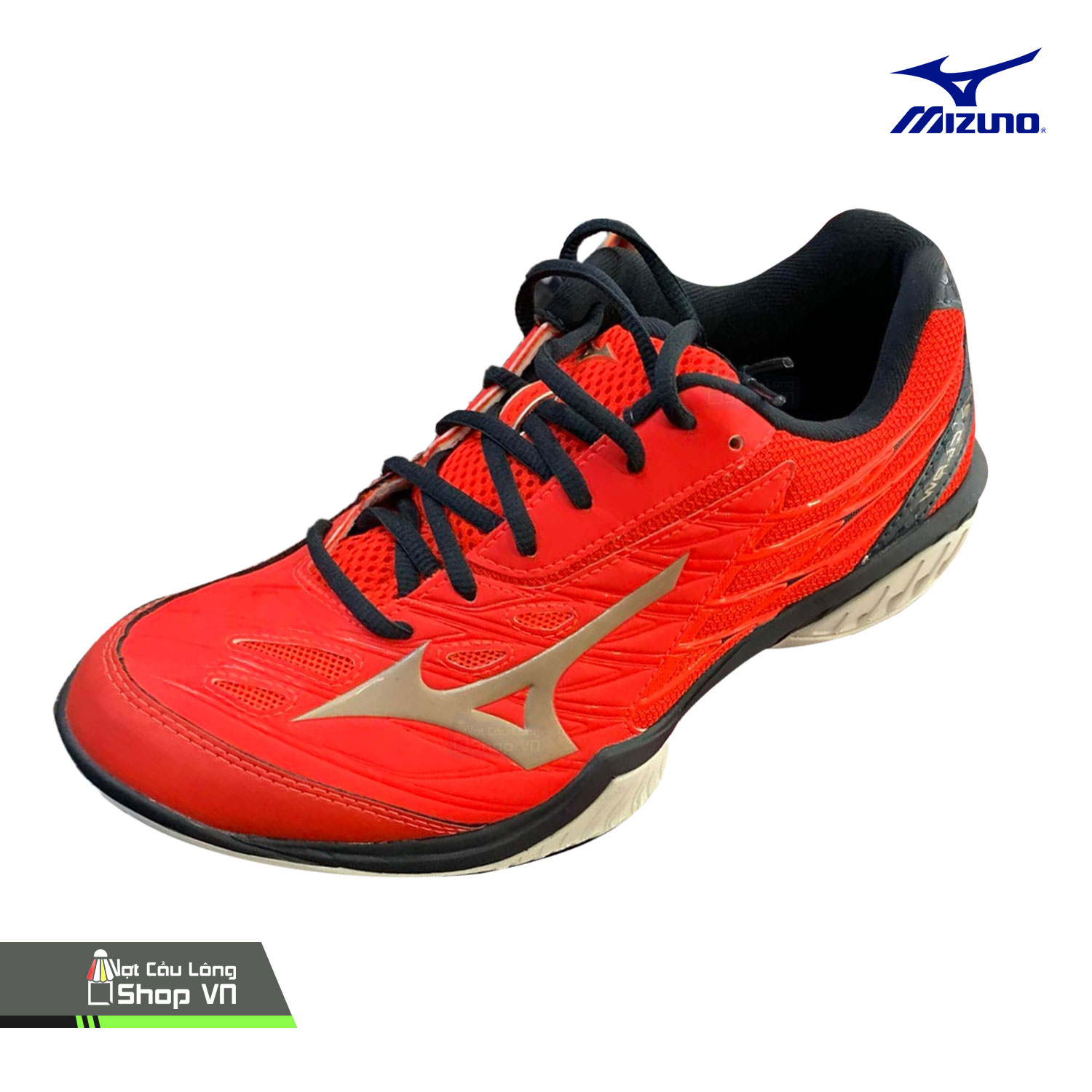 Giày Cầu Lông Mizuno Wave Claw (71ga191561) Đỏ