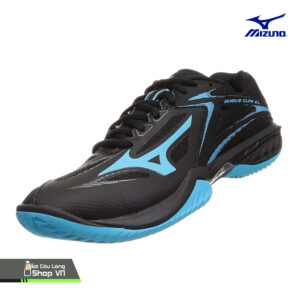 Giày Cầu Lông Mizuno Wave Claw El (71ga208019) Đen/xanh Dương