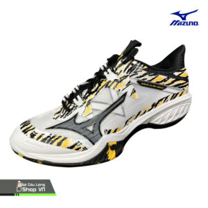 Giày Cầu Lông Mizuno Wave Claw Neo 2 (71ga227000) Trắng/đen/vàng