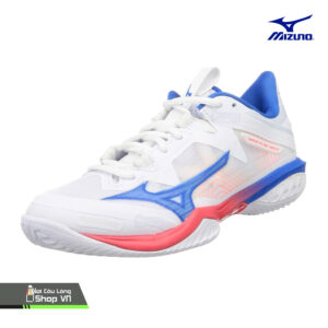Giày Cầu Lông Mizuno Wave Claw Neo 2 (71ga227010) Trắng/xanh Dương