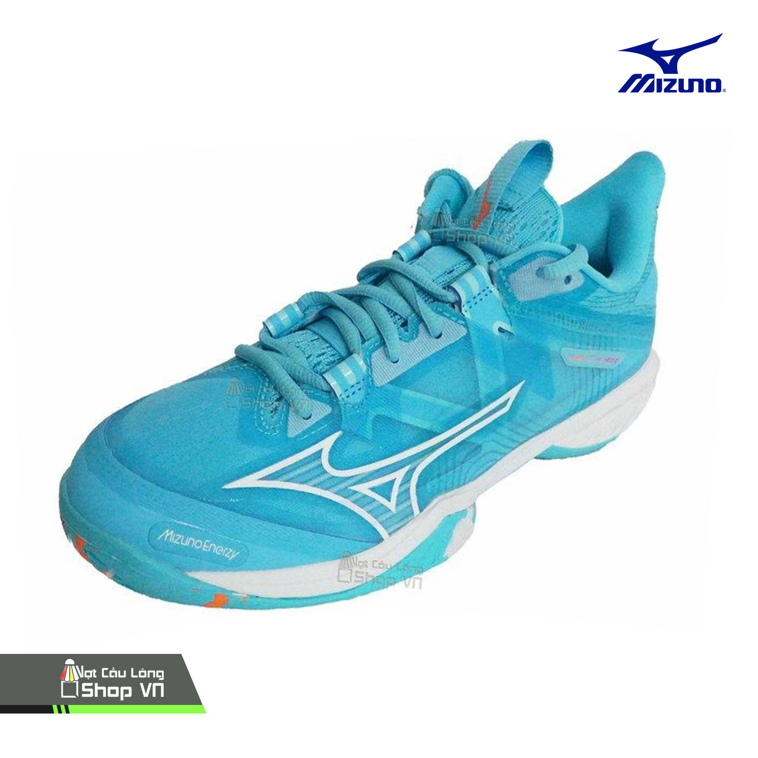 Giày Cầu Lông Mizuno Wave Claw Neo 2 (71ga227011) Xanh Mint
