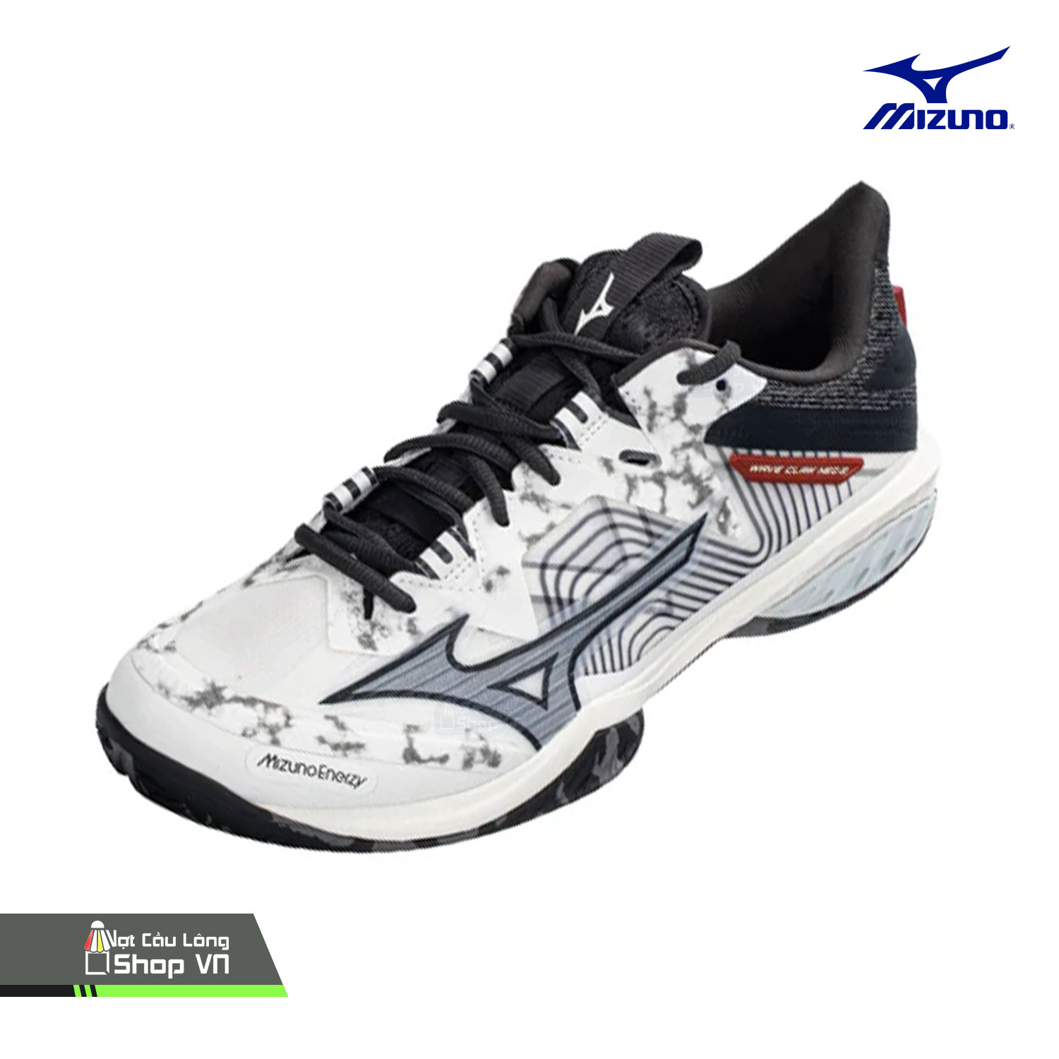 Giày Cầu Lông Mizuno Wave Claw Neo 2 (71ga227040) Trắng/đen