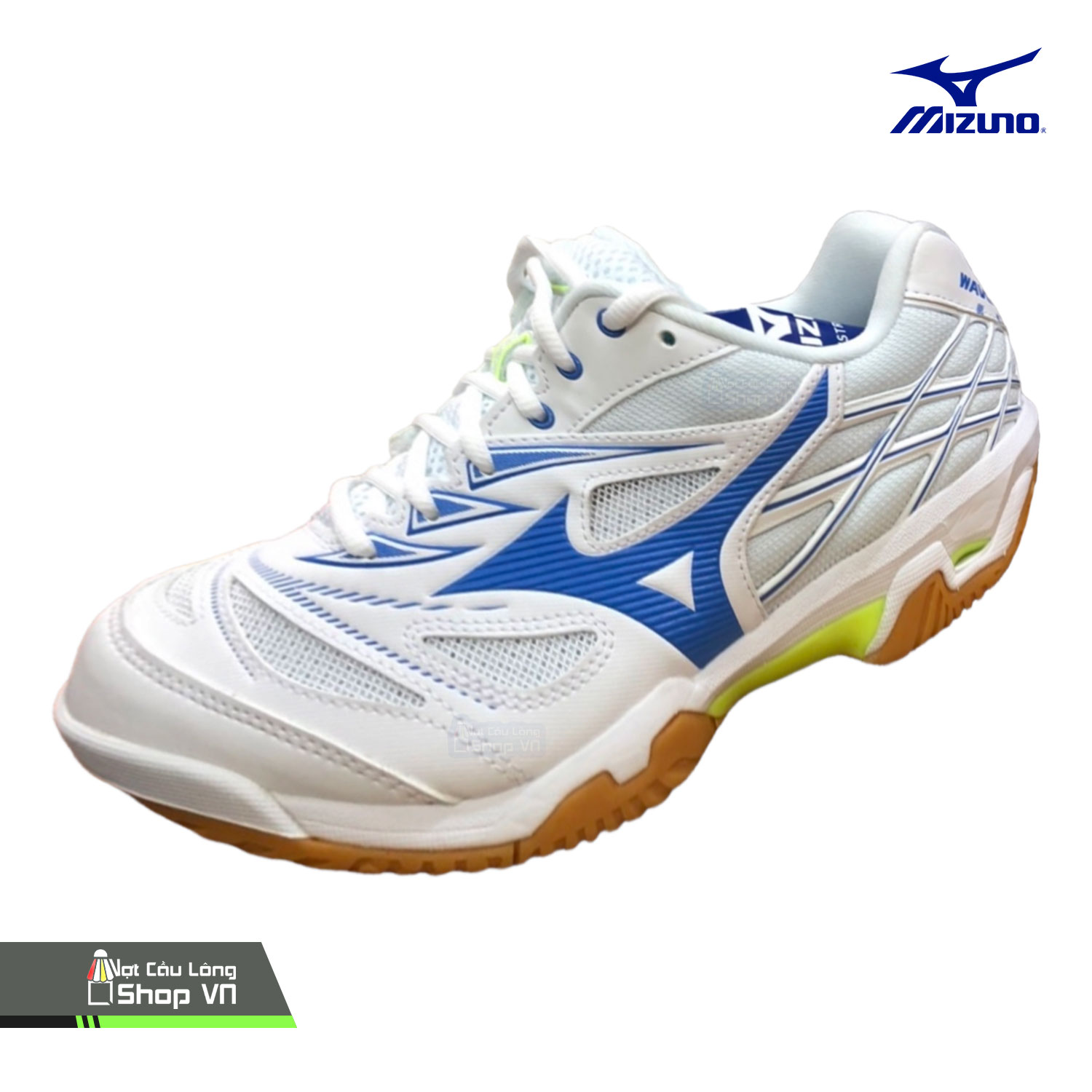 Giày Cầu Lông Mizuno Wave Fang Nx Trắng/xanh