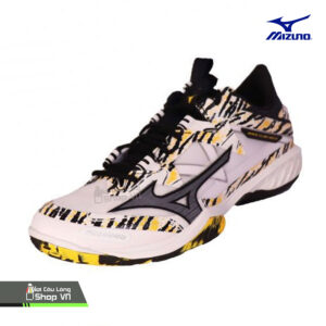 Giày Cầu Lông Mizuno Wave Fang Zero 2 (71ga219000) Trắng/đen/vàng