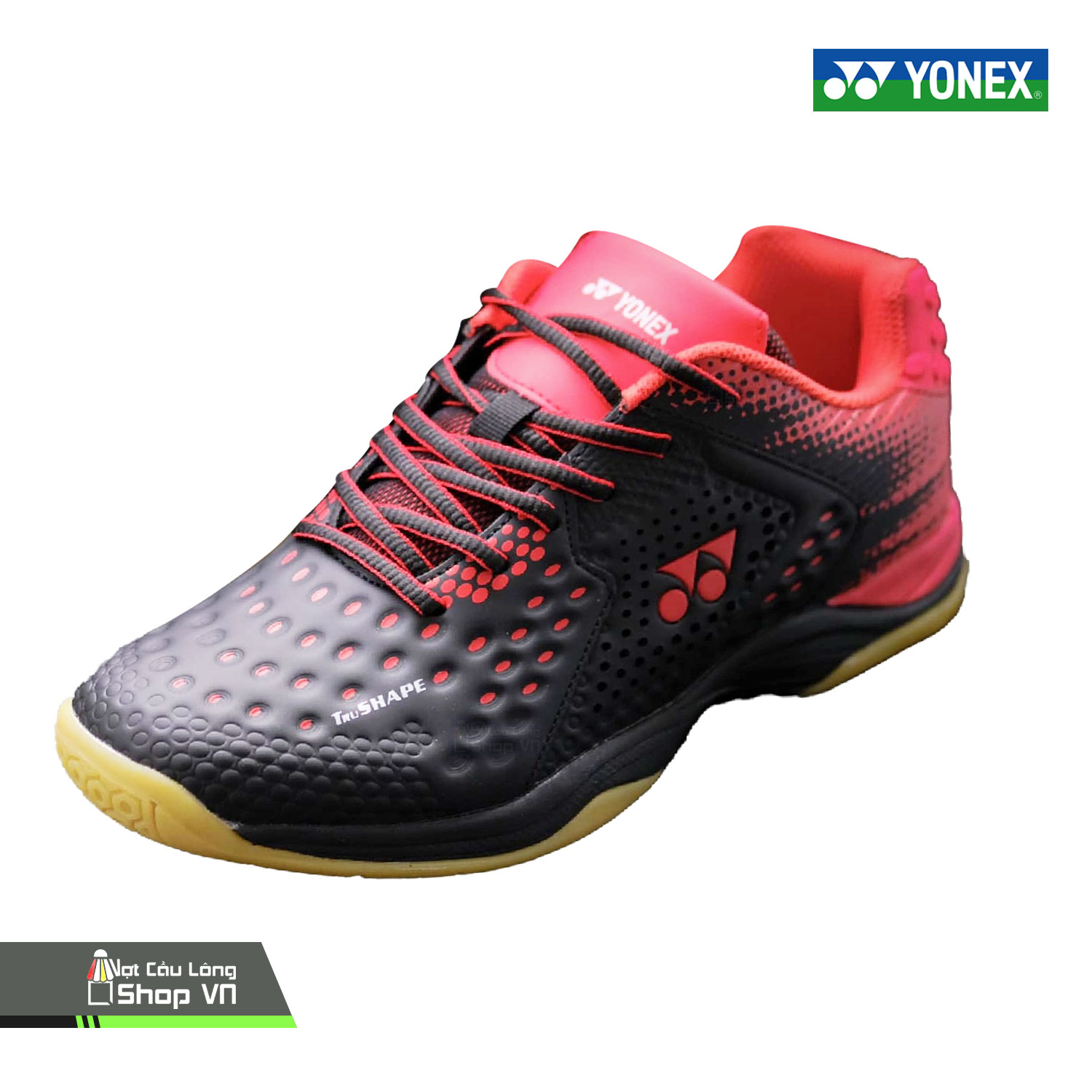 Giày Cầu Lông Yonex Bubble Out Đen/đỏ (bk/rd)