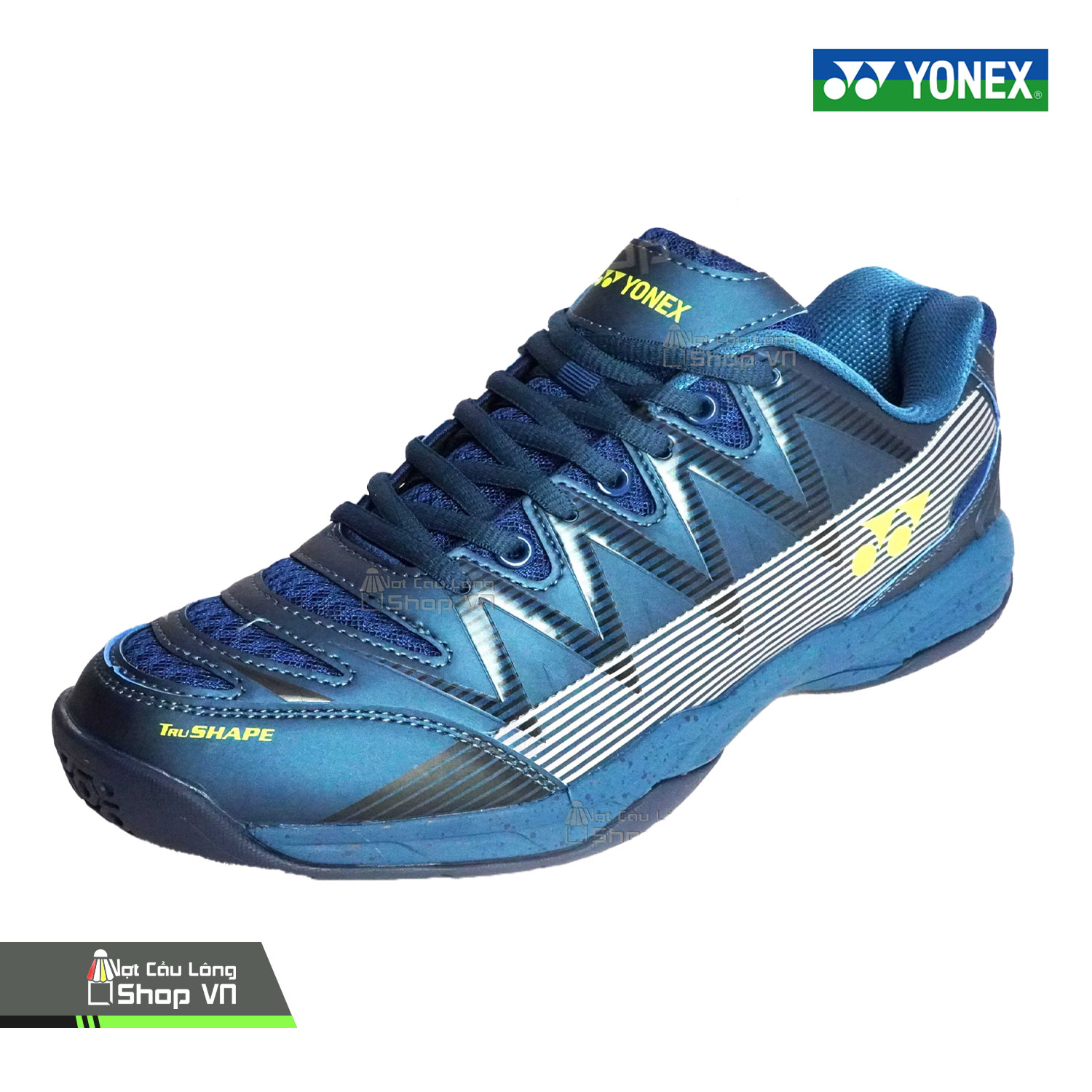 Giày Cầu Lông Yonex Dominant Xanh Navy (maco Blue/silver/volt)