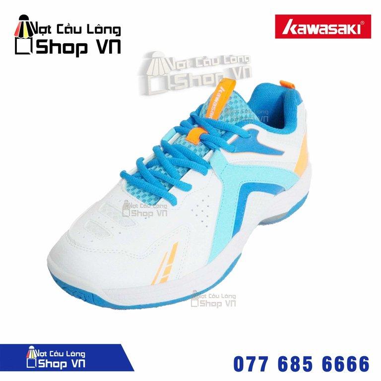 Giày Cầu Lông Kawasaki A3310 Trắng/xanh