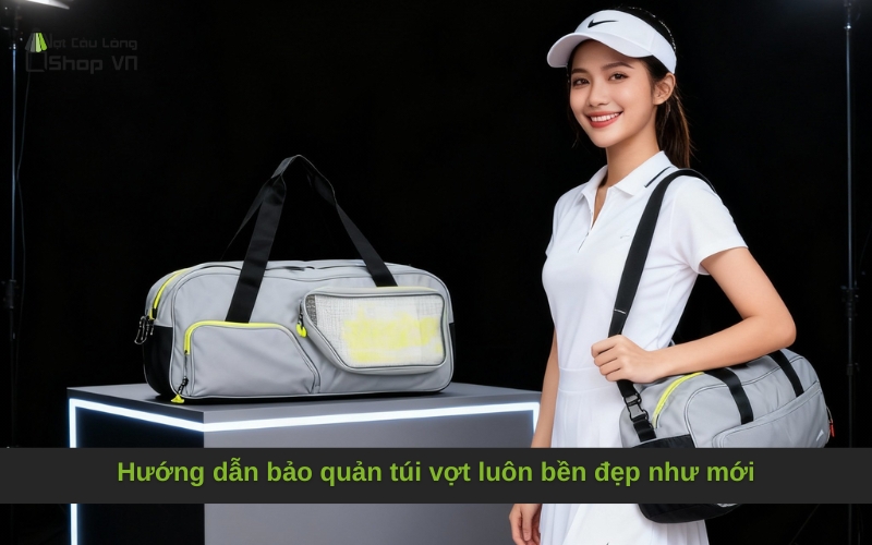 Hướng dẫn bảo quản túi vợt luôn bền đẹp như mới