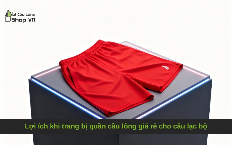 Lợi ích khi trang bị quần cầu lông giá rẻ cho câu lạc bộ