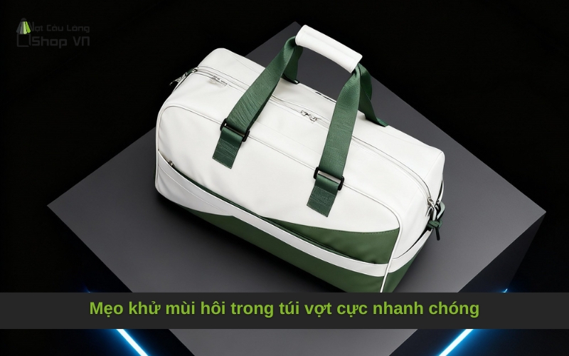 Mẹo khử mùi hôi trong túi vợt cực nhanh chóng