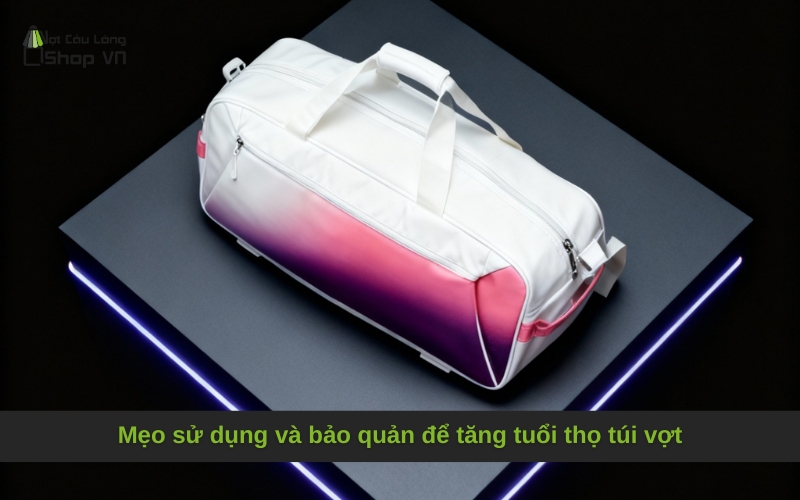 Mẹo sử dụng và bảo quản để tăng tuổi thọ túi vợt