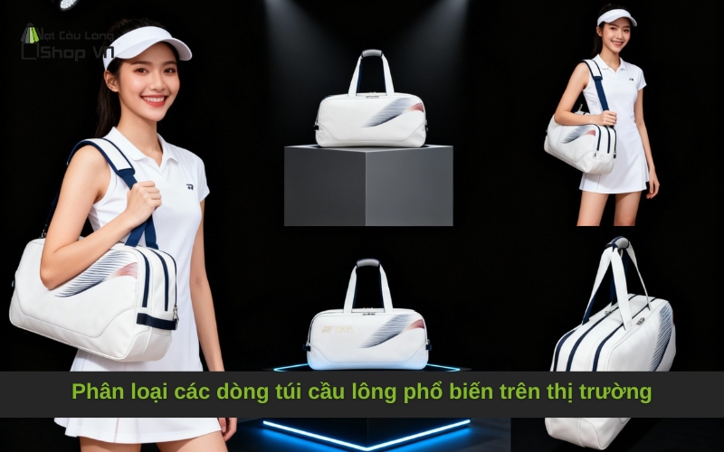 Phân loại các dòng túi cầu lông phổ biến trên thị trường