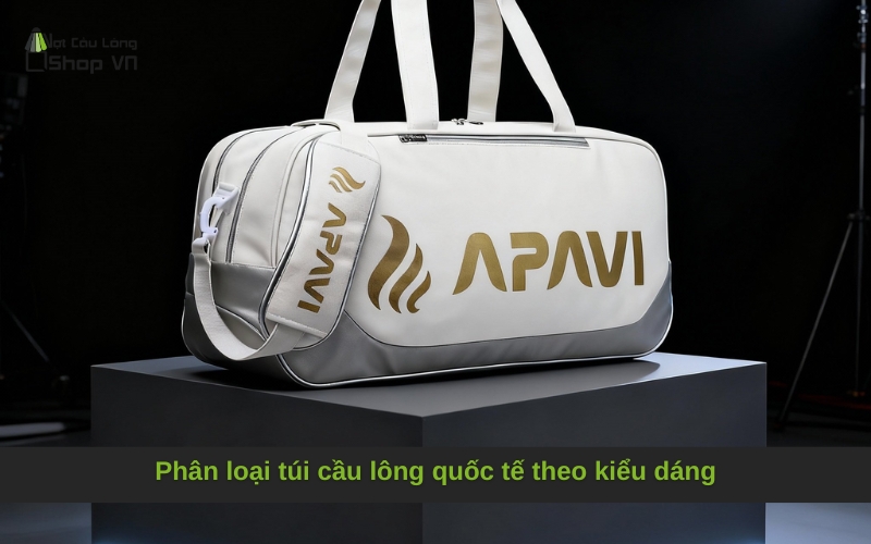 Phân loại túi cầu lông quốc tế theo kiểu dáng