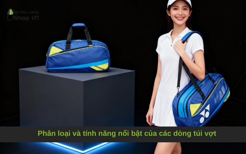 Phân loại và tính năng nổi bật của các dòng túi vợt