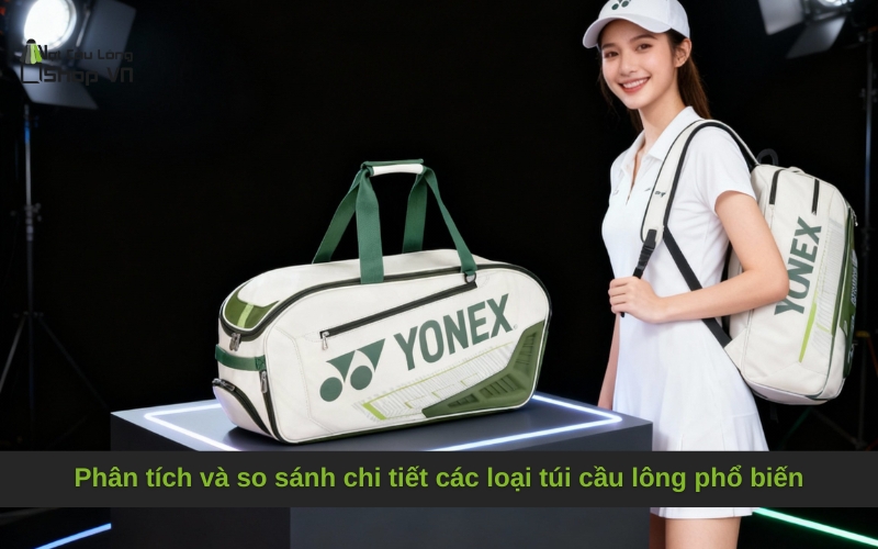 Phân tích và so sánh chi tiết các loại túi cầu lông phổ biến