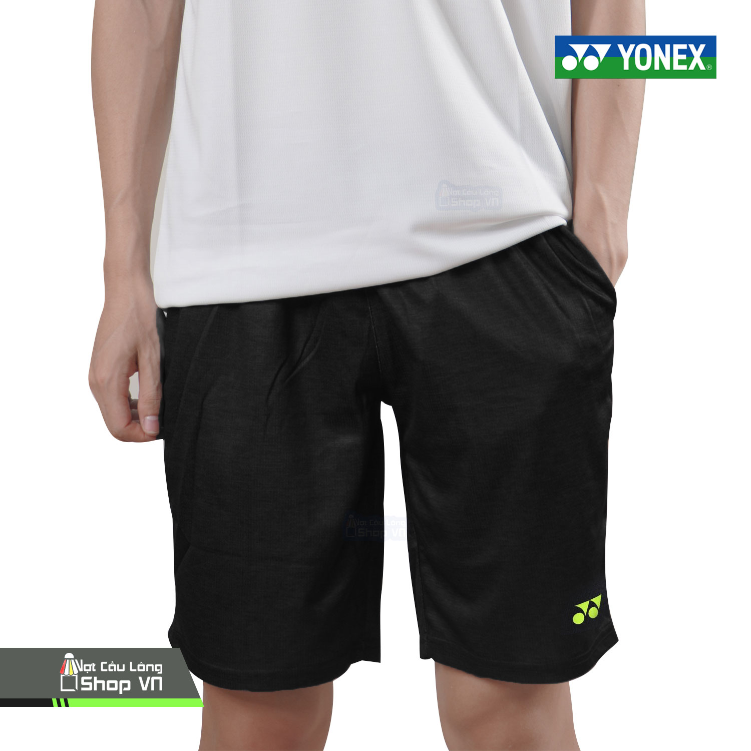 Quần Cầu Lông Yonex 2602 Jet Black / Jasmine Green
