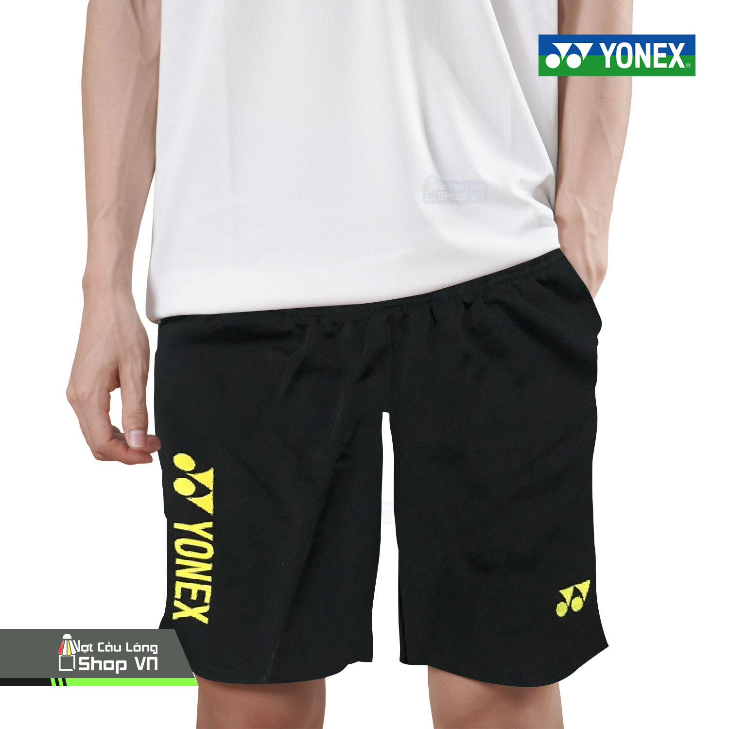 Quần Cầu Lông Yonex 92011 Đen Vàng