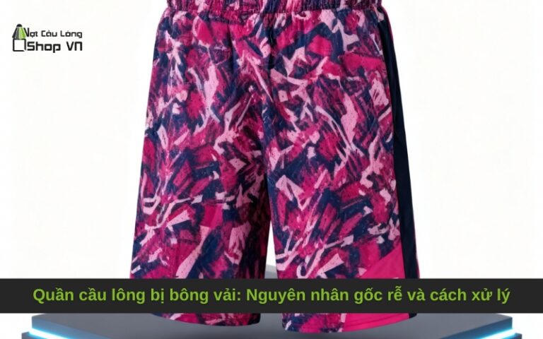 Quần cầu lông bị bông vải: Nguyên nhân gốc rễ và cách xử lý