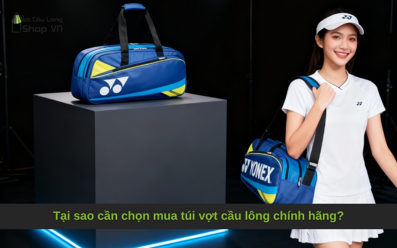 Tại sao cần chọn mua túi vợt cầu lông chính hãng?