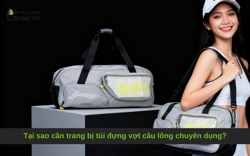 Tại sao cần trang bị túi đựng vợt cầu lông chuyên dụng?