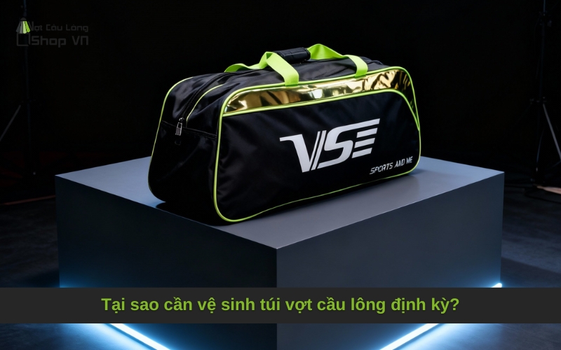 Tại sao cần vệ sinh túi vợt cầu lông định kỳ?