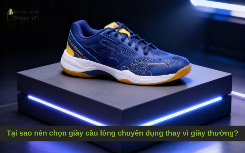 Tại sao nên chọn giày cầu lông chuyên dụng thay vì giày thường?