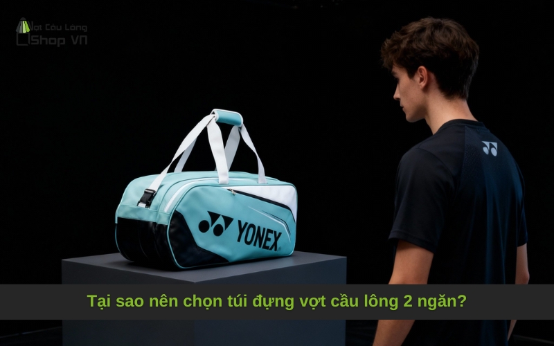 Tại sao nên chọn túi đựng vợt cầu lông 2 ngăn?
