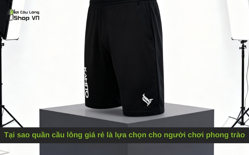 Tại sao quần cầu lông giá rẻ là lựa chọn thông minh cho người chơi phong trào