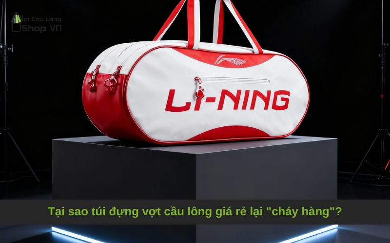Tại sao túi đựng vợt cầu lông giá rẻ lại "cháy hàng"?