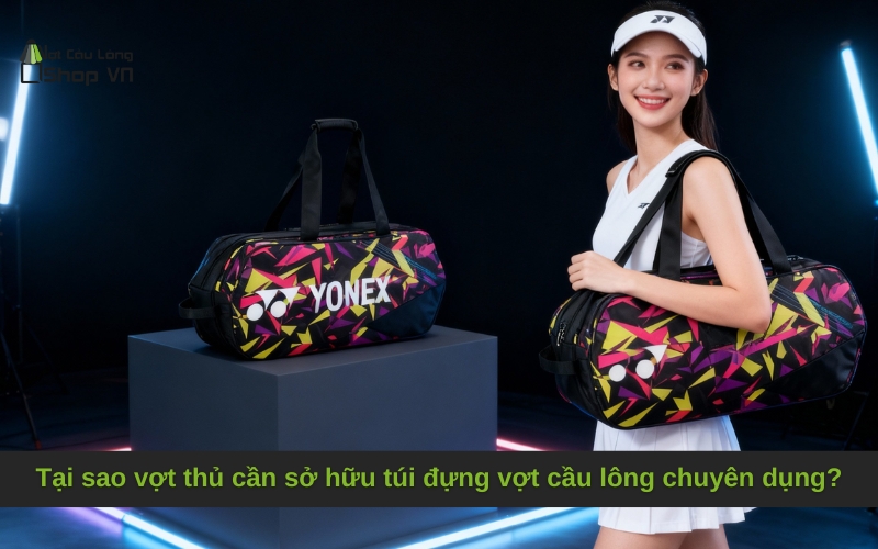 Tại sao vợt thủ cần sở hữu túi đựng vợt cầu lông chuyên dụng?