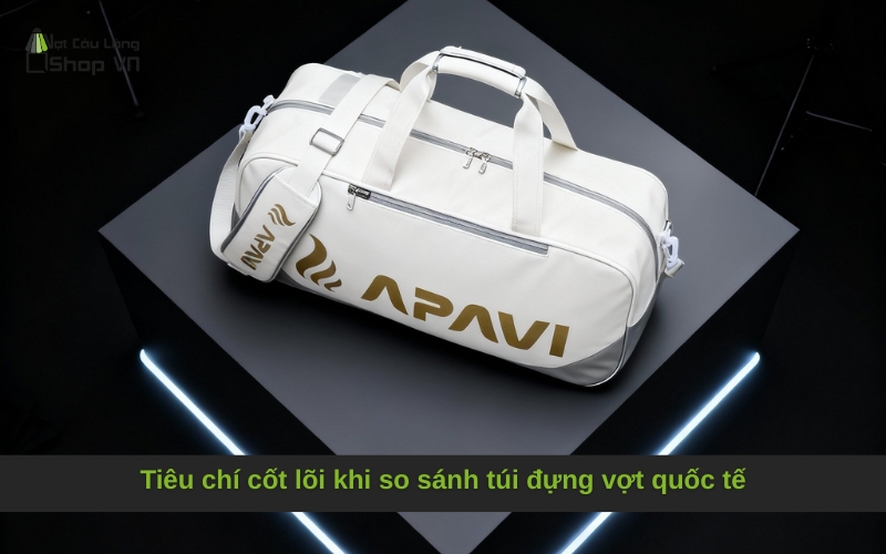 Tiêu chí cốt lõi khi so sánh túi đựng vợt quốc tế