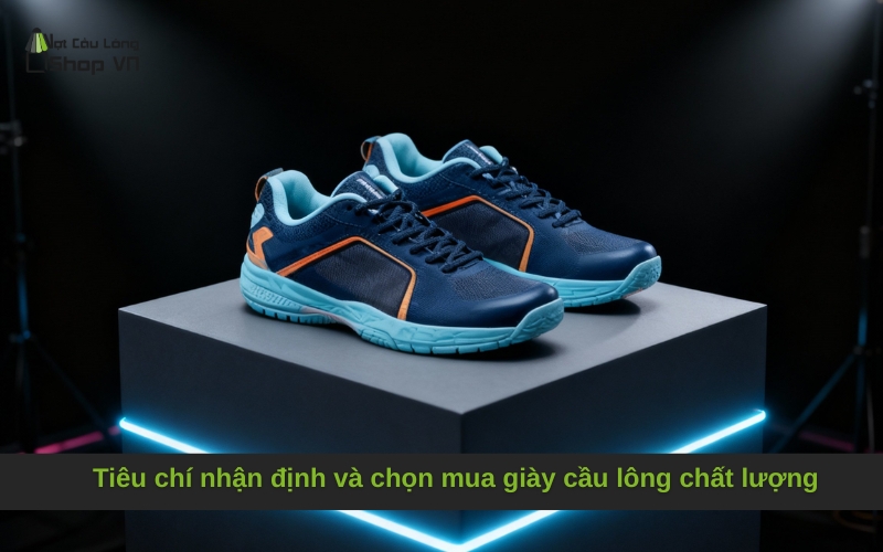 Tiêu chí nhận định và chọn mua giày cầu lông chất lượng