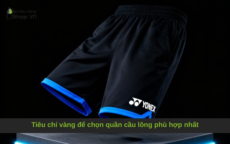 Tiêu chí vàng để chọn quần cầu lông phù hợp nhất