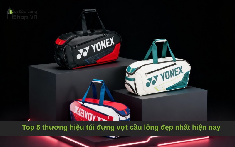 Top 5 thương hiệu túi đựng vợt cầu lông đẹp nhất hiện nay