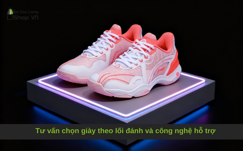 Tư vấn chọn giày theo lối đánh và công nghệ hỗ trợ