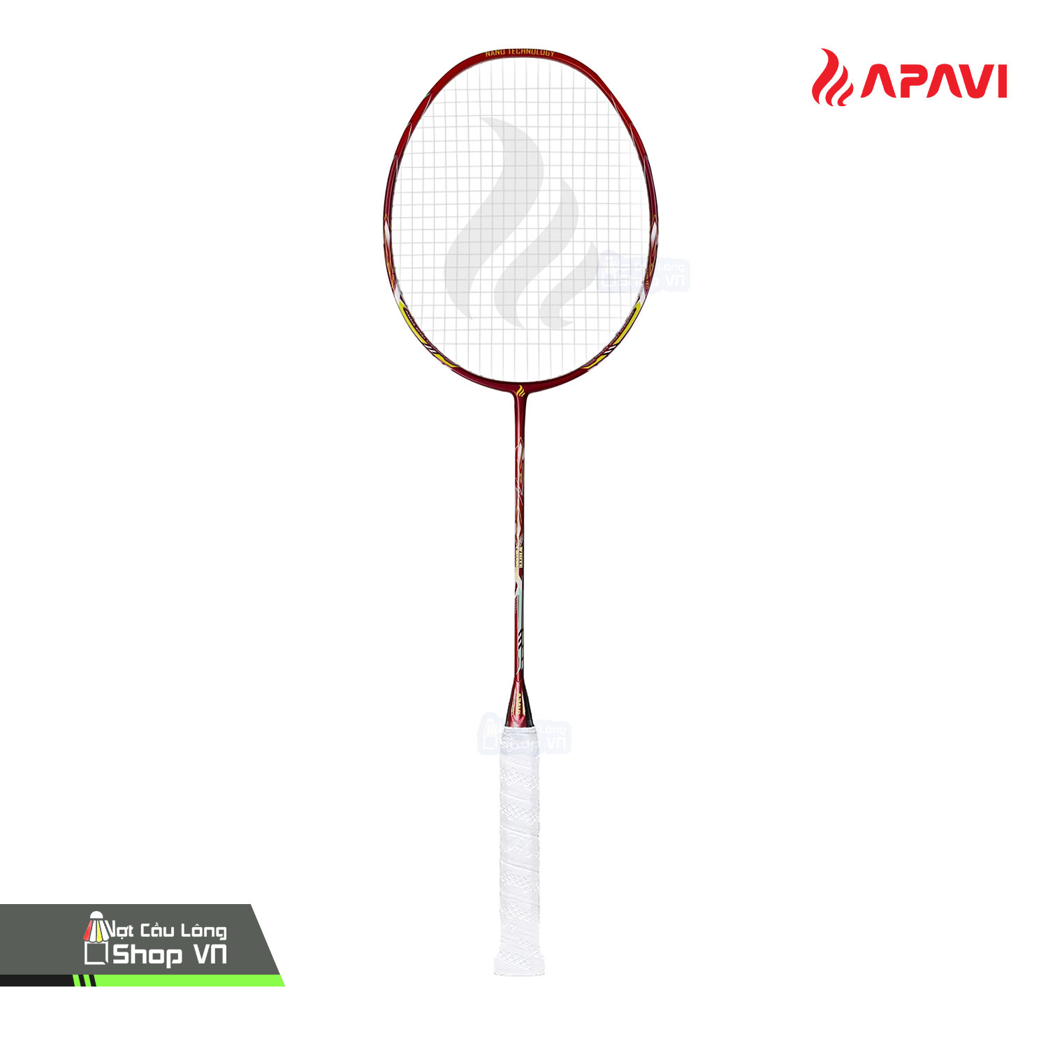 Vợt Cầu Lông Apavi White Crossrow (tặng Kèm Túi)