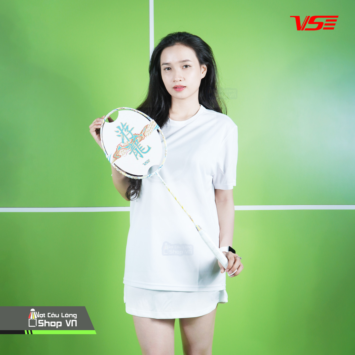 Vợt Cầu Lông Vs You Long Trắng – XT
