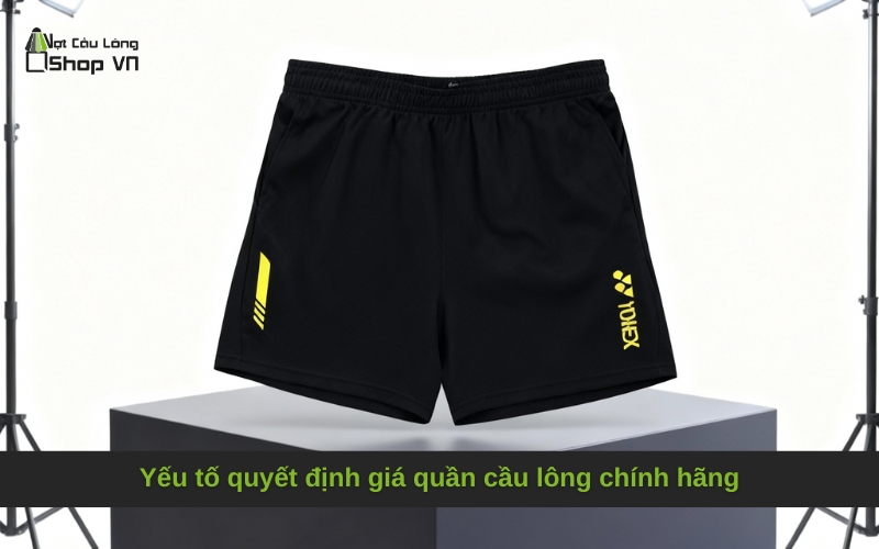 Yếu tố quyết định giá quần cầu lông chính hãng