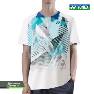 Áo Cầu Lông Yonex Có Cổ 2370a Trắng/xanh