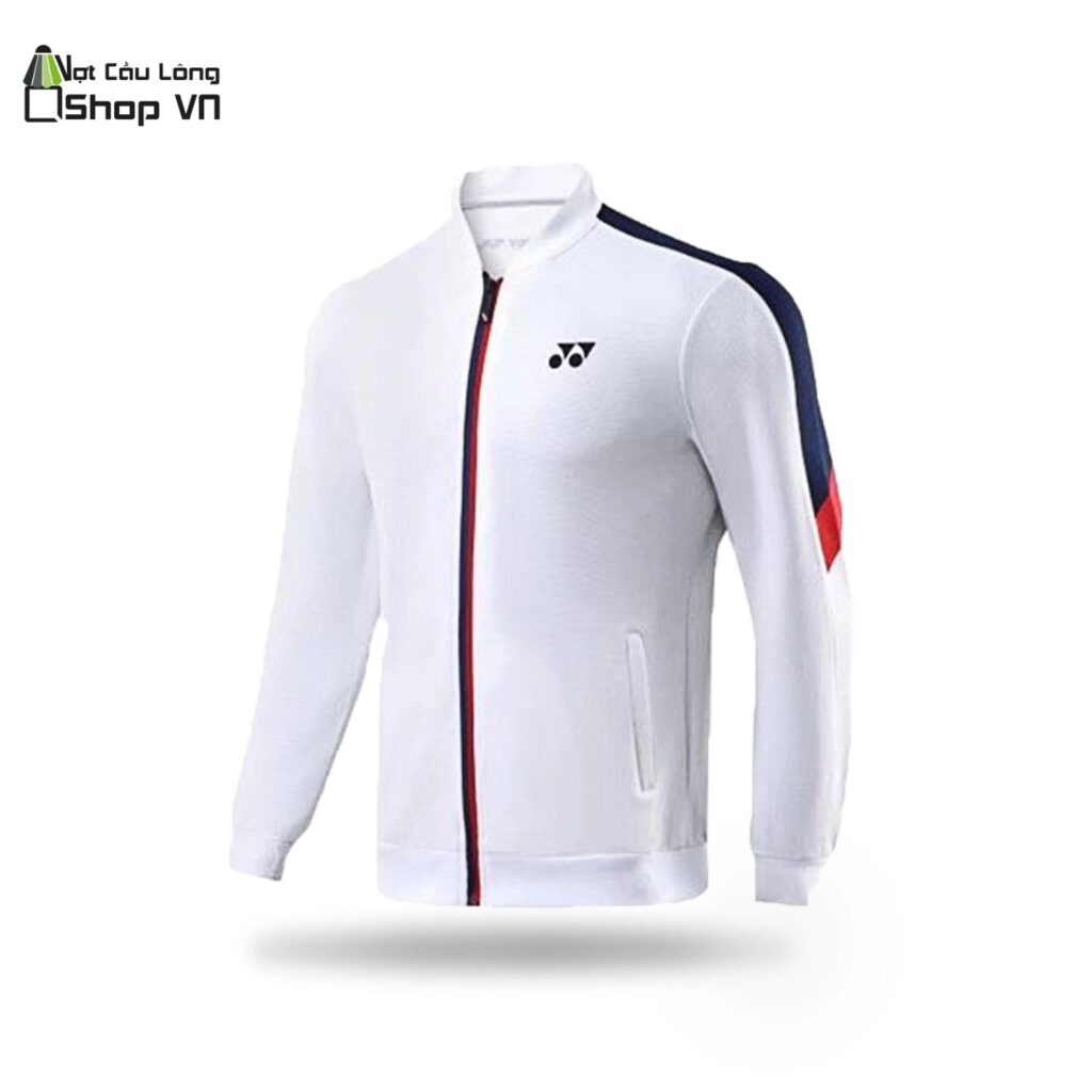 áo khoác cầu lông yonex 2025a màu trắng