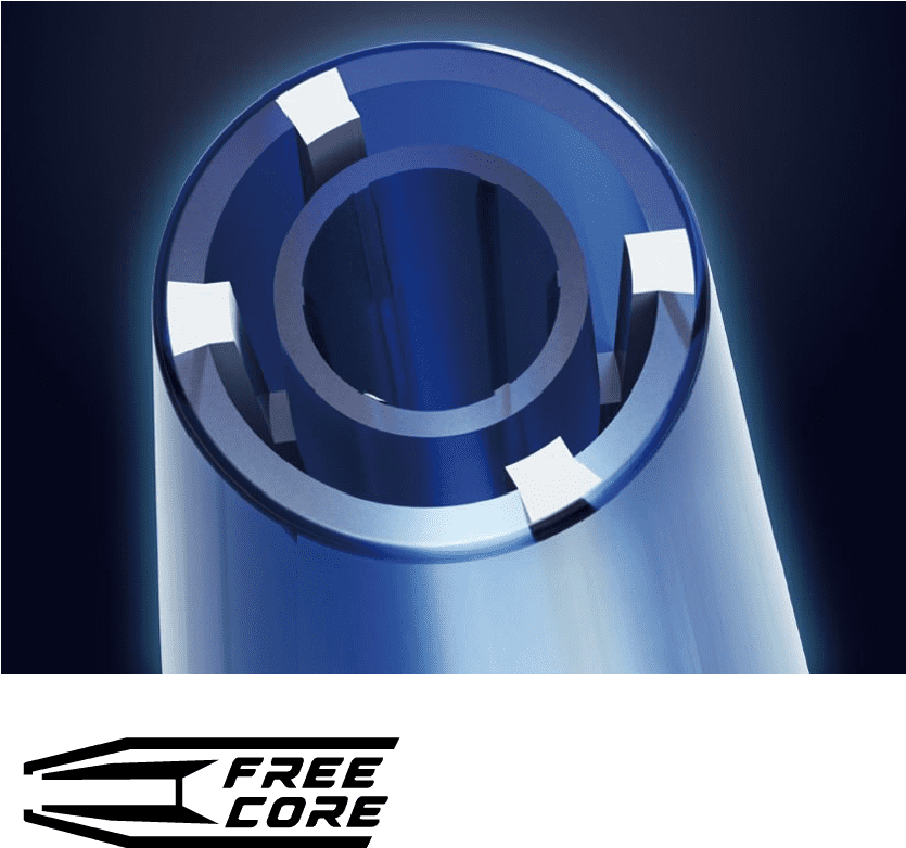 FREECORE gi&uacute;p phản lực tr&aacute;i cầu tốt hơn v&agrave; nhanh ch&oacute;ng đưa c&acirc;y vợt trở về trạng th&aacute;i ban đầu trong thời gian ngắn.