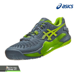 Giày Cầu Lông Asics Gel-resolution 9 Xanh Lá (gy)