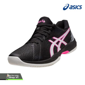Giày Cầu Lông Asics Solution Swift Ff Đen/hồng (bk/pk)