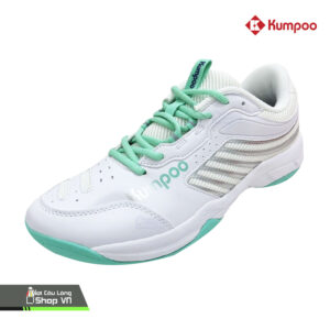 Giày Cầu Lông Kumpoo Kh-e301 Trắng/Xanh ngọc