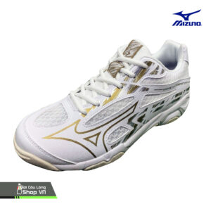 Giày Cầu Lông Mizuno Wave Thunderstorm (v1ga222158) Trắng/vàng
