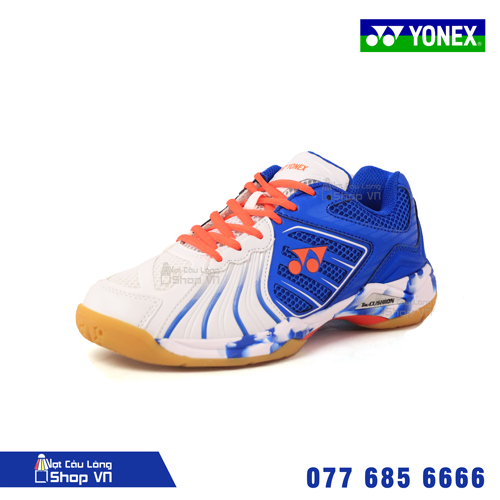 giày cầu lông yonex super ace light 2 trắng xanh