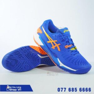 Giày Tennis Asics Gel Resolution 9 Xanh Dương Chính Hãng