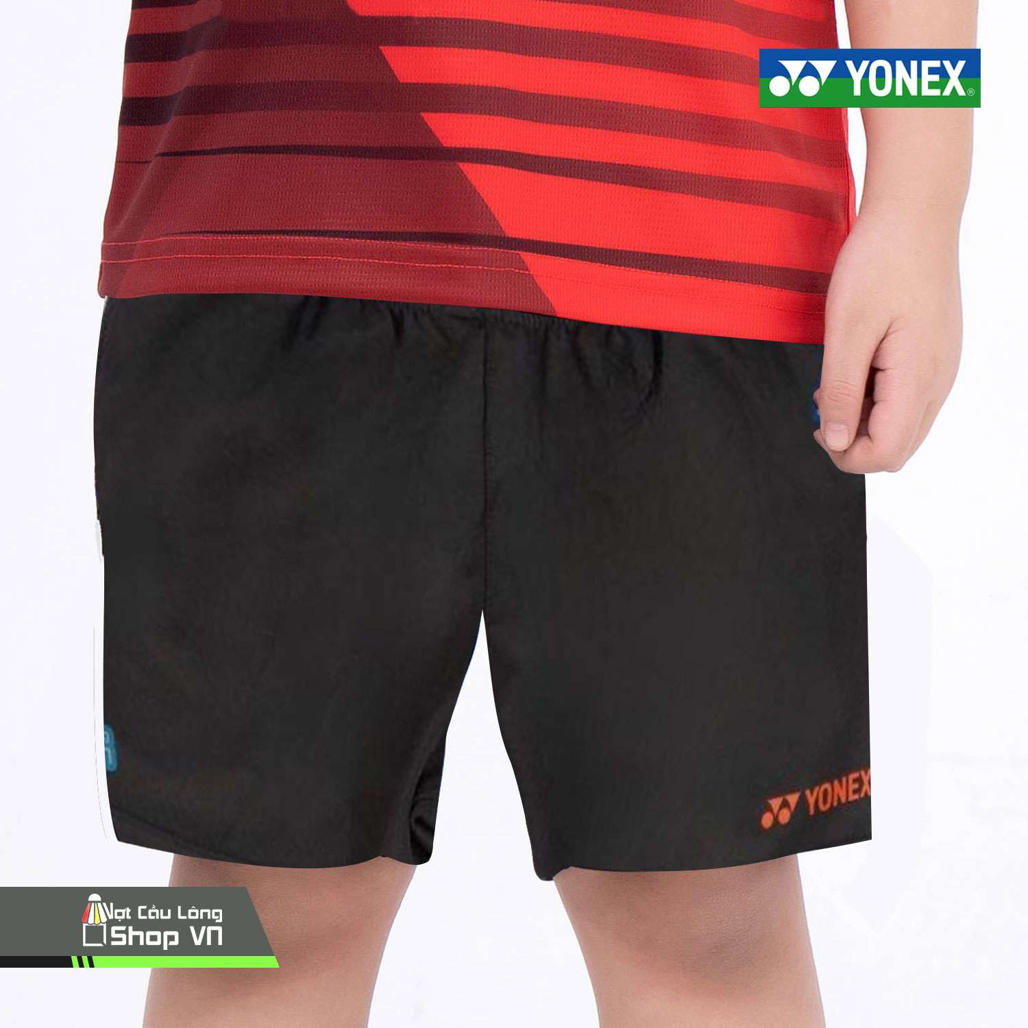 Quần Cầu Lông Yonex Kid Đen/xanh